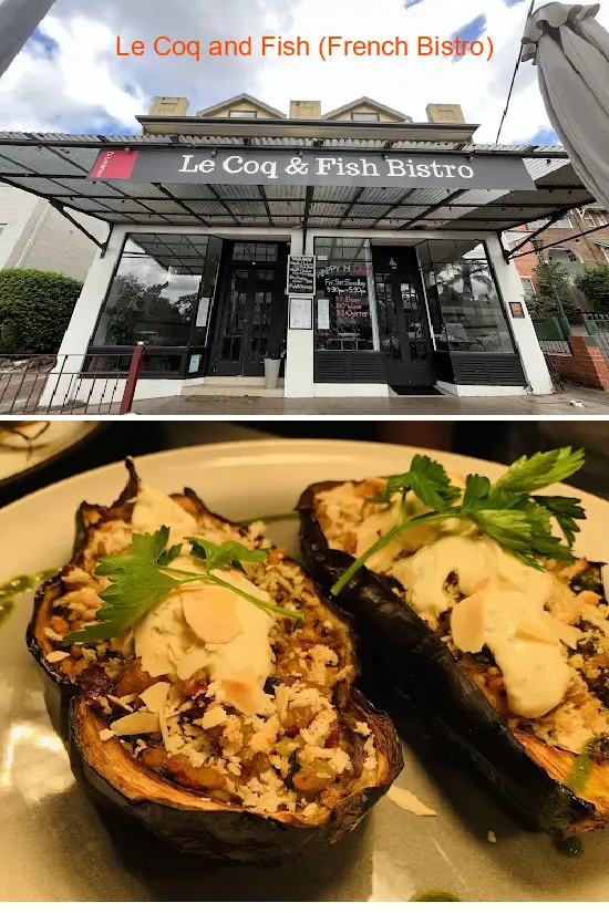 Find the List 5 budget-friendly restaurants near you in Waverton NSW: 1.Le Coq and Fish (French Bistro), 2.CAPO PIZZA, 3.Bay Brew Cafe, 4.BAR QUATTRO, 5.Ivory Thai ( Waverton ), 