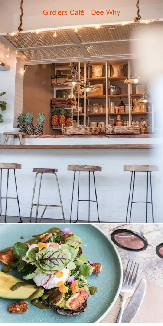Find the List 19 budget-friendly restaurants near you in Dee Why NSW: 1.Girdlers Café - Dee Why, 2.WingMill, 3.Hidden sushi, 4.Beach Burrito Co. Dee Why, 5.Chaba Thai Kitchen Dee Why, 6.Amy@Lemon Thai - Dee Why, 7.DY Local, 8.Made in DY, 9.Seachange Cafe, 10.Stella Blu Dee Why, 11.Dee Why Turkish Grill, 12.JB & Sons Dee Why, 13.Corretto Dee Why, 14.Seafood on Oaks, 15.Flame N Fork - Steakhouse & Wine Bar Dee Why, 16.Stockmans Burgers Beers Desserts Dee Why, 17.Seafood at the Beach, 18.Livotis Italian restaurant, 19.French Basket Café & Restaurant Dee Why, 